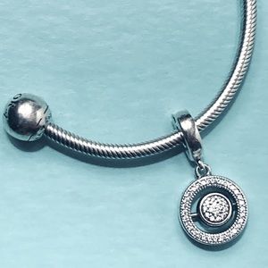 Pandora Double Circle CZ Dangle